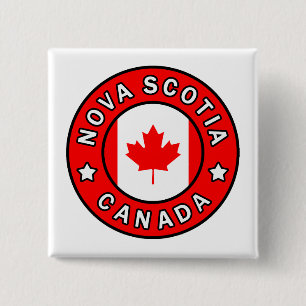 Badge Carré 5 Cm Nouvelle-Écosse Canada