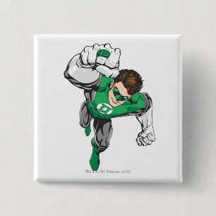 Badge Carré 5 Cm Nouvelle lanterne verte 6