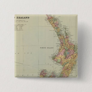 Badge Carré 5 Cm Nouvelle-Zélande 3