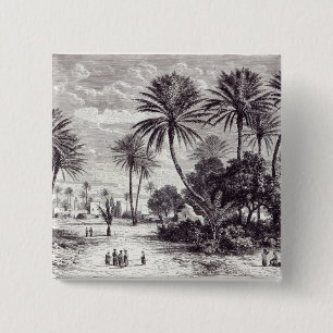 Badge Carré 5 Cm Oasis de Gafsa : Tunis