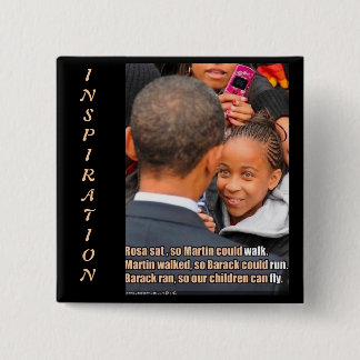 Badge Carré 5 Cm OBAMA inspiré