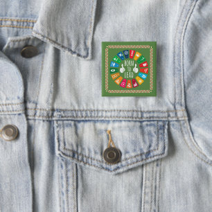 Badge Carré 5 Cm Objets de promotion d'équipe pour événements Cadea