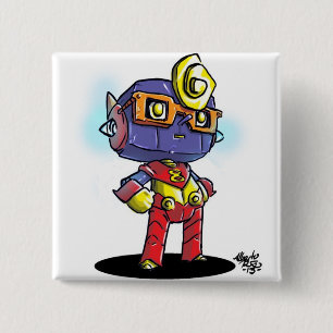 Badge Carré 5 Cm Ocho