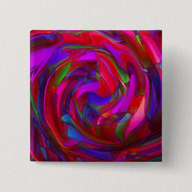 Badge Carré 5 Cm Odyssée de l'esprit (Devant)