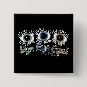 Badge Carré 5 Cm Oeil des yeux !