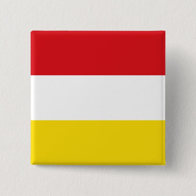 Badge Carré 5 Cm Oeteldonk, Pays-Bas (Devant)