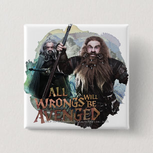 Badge Carré 5 Cm Oin et longe