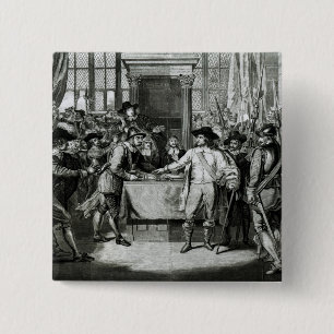 Badge Carré 5 Cm Oliver Cromwell