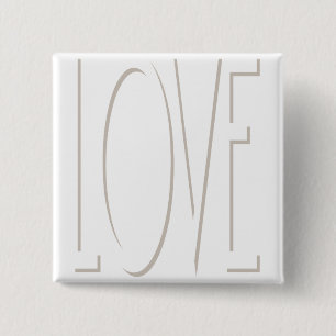 Badge Carré 5 Cm Ombre D'AMOUR
