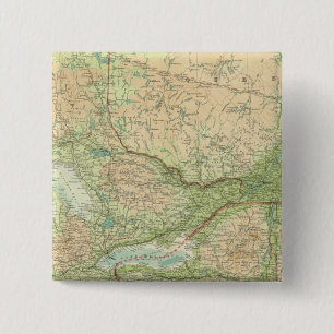 Badge Carré 5 Cm Ontario et Québec