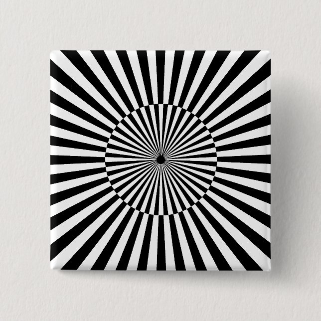 Badge Carré 5 Cm OP -Art #3 à Emporio Moffa (Devant)