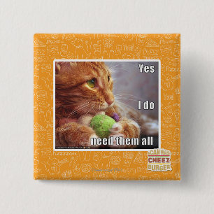 Badge Carré 5 Cm Oui, j'ai besoin d'eux tous