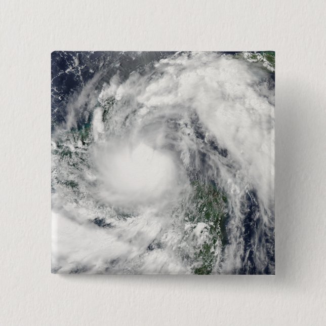 Badge Carré 5 Cm Ouragan Alex (Devant)