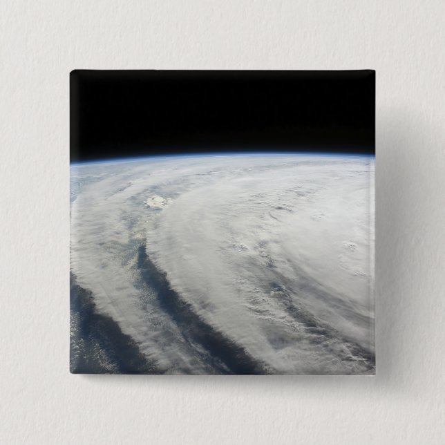 Badge Carré 5 Cm Ouragan Ike 7 (Devant)