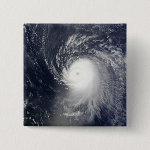 Badge Carré 5 Cm Ouragan Ike outre des Antilles