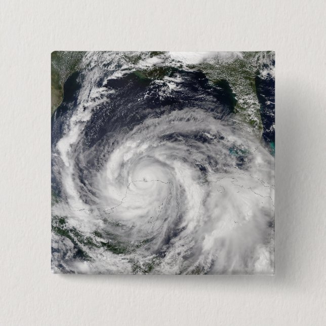 Badge Carré 5 Cm Ouragan Isidore (Devant)