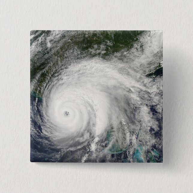 Badge Carré 5 Cm Ouragan Ivan 2 (Devant)