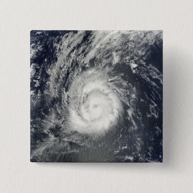 Badge Carré 5 Cm Ouragan Julia (Devant)