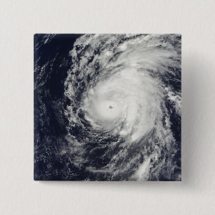 Badge Carré 5 Cm Ouragan Neki à l'ouest d'Hawaii
