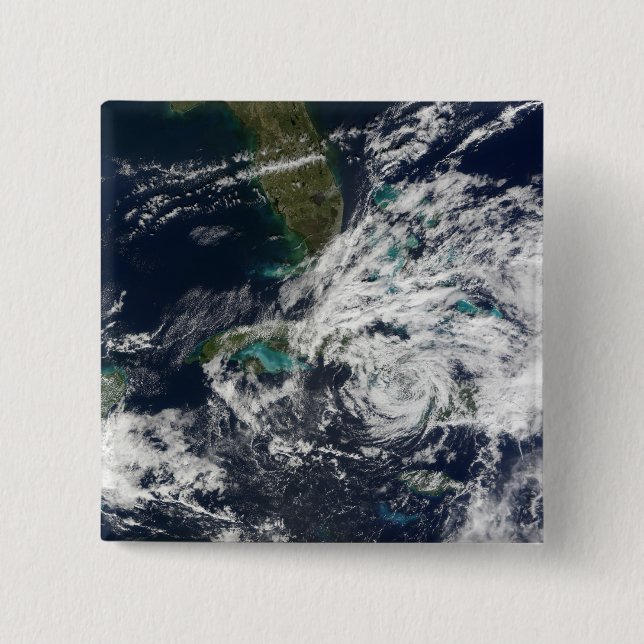 Badge Carré 5 Cm Ouragan Paloma 3 (Devant)