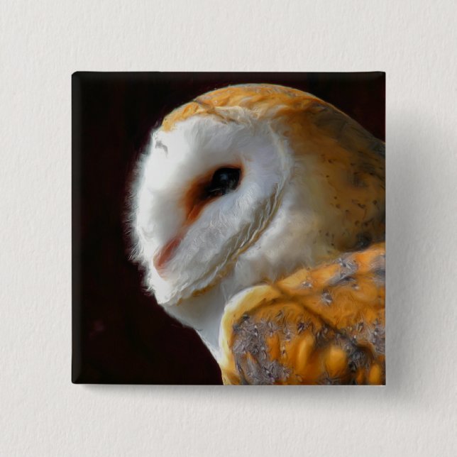 BADGE CARRÉ 5 CM OWLS (Devant)
