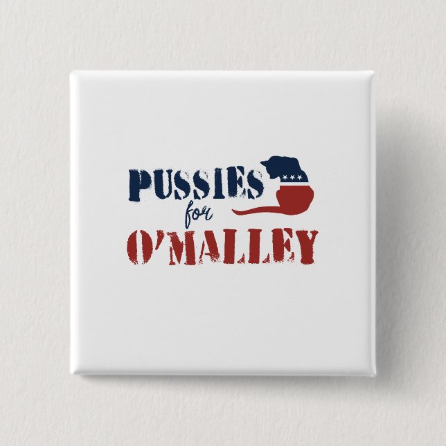 Badge Carré 5 Cm P pour O'Malley (Devant)