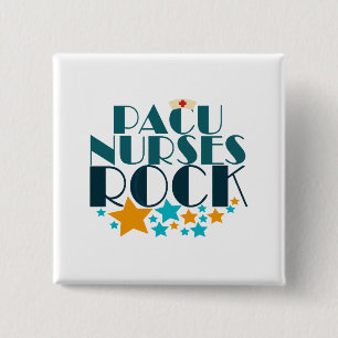 Badge Carré 5 Cm PACU Rock