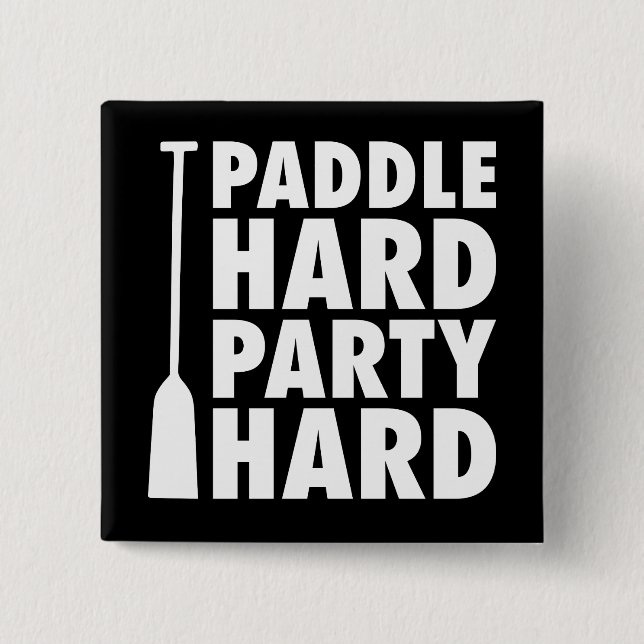 Badge Carré 5 Cm Pagaie dure, Partie dure (Devant)