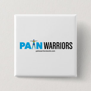 Badge Carré 5 Cm Pain Warriors