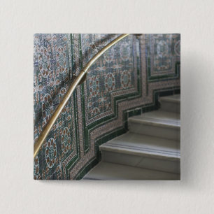 Badge Carré 5 Cm Palacio de Communicaciones, Moorish tiles