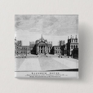 Badge Carré 5 Cm Palais de Blenheim