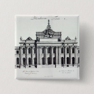 Badge Carré 5 Cm Palais de Blenheim