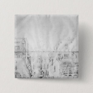 Badge Carré 5 Cm Palais de Fol.16v-17r Herod