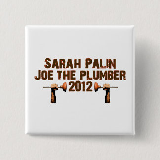 Badge Carré 5 Cm Palin Joe le plombier 2012