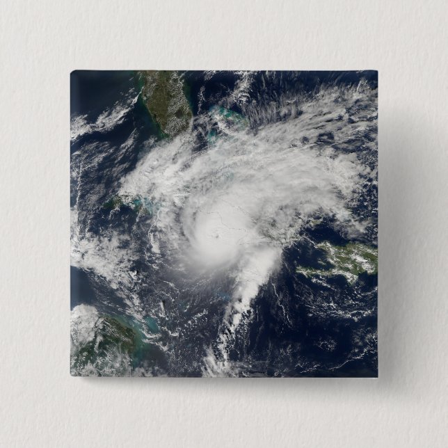 Badge Carré 5 Cm Paloma, ouragan (Devant)