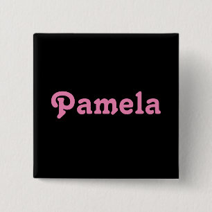 Badge Carré 5 Cm Pamela