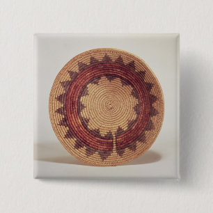 Badge Carré 5 Cm Panier de Hopi