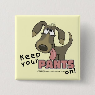 Badge Carré 5 Cm Pantalon de garde-chien