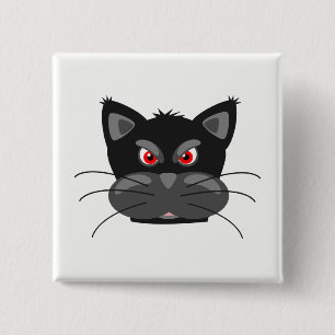 Badge Carré 5 Cm Panthère