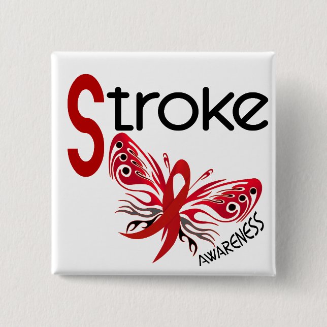Badge Carré 5 Cm PAPILLON 3,1 de course (Devant)