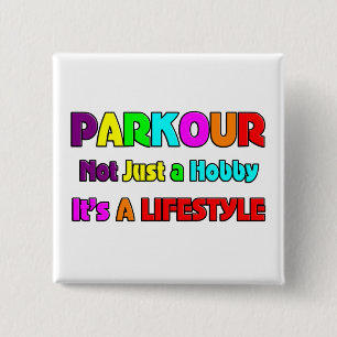 BADGE CARRÉ 5 CM PARKOUR