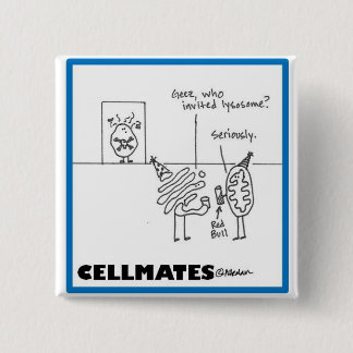 Badge Carré 5 Cm Partie d'organelle