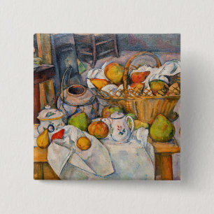 Badge Carré 5 Cm Paul Cezanne - La table de cuisine