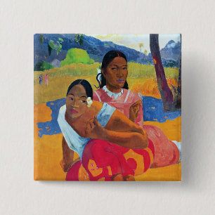 Badge Carré 5 Cm Paul Gauguin Nafea Faaipoipo, 1892