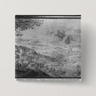 Badge Carré 5 Cm Paysage