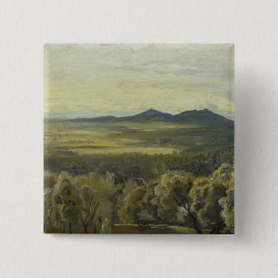 Badge Carré 5 Cm Paysage italien, 1833