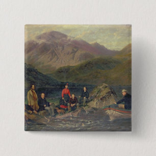 Badge Carré 5 Cm Pêche T7833 chez Haweswater
