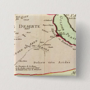 Badge Carré 5 Cm Péninsule arabique, Arabie saoudite