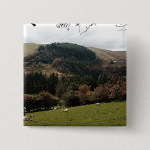Badge Carré 5 Cm Pennant Valley Wales