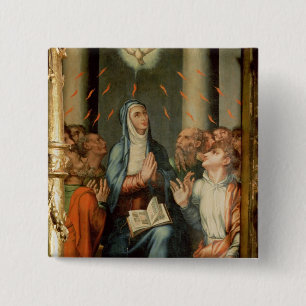 Badge Carré 5 Cm Pentecost